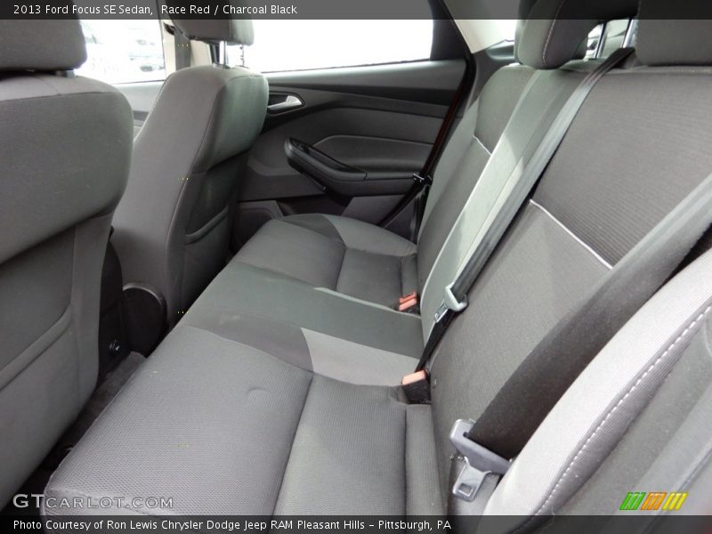 Race Red / Charcoal Black 2013 Ford Focus SE Sedan