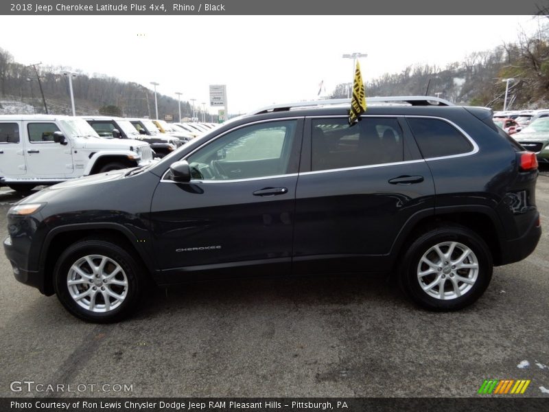 Rhino / Black 2018 Jeep Cherokee Latitude Plus 4x4