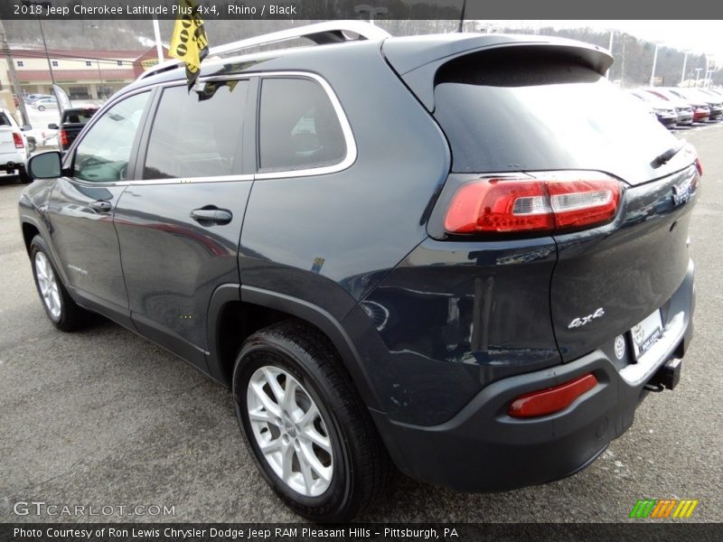Rhino / Black 2018 Jeep Cherokee Latitude Plus 4x4