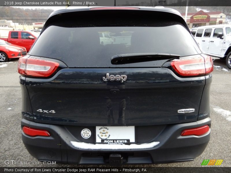 Rhino / Black 2018 Jeep Cherokee Latitude Plus 4x4