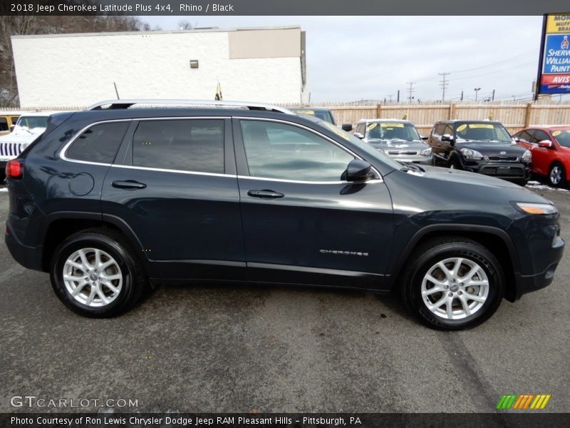 Rhino / Black 2018 Jeep Cherokee Latitude Plus 4x4