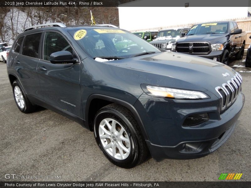 Rhino / Black 2018 Jeep Cherokee Latitude Plus 4x4