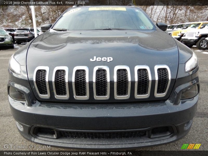 Rhino / Black 2018 Jeep Cherokee Latitude Plus 4x4