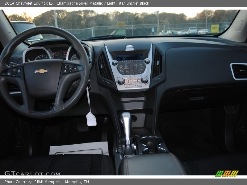 Champagne Silver Metallic / Light Titanium/Jet Black 2014 Chevrolet Equinox LS