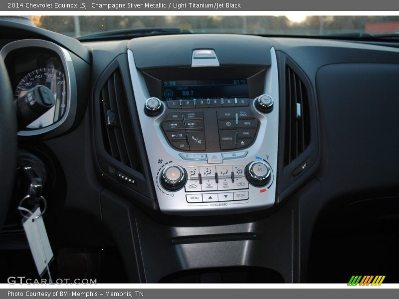 Champagne Silver Metallic / Light Titanium/Jet Black 2014 Chevrolet Equinox LS