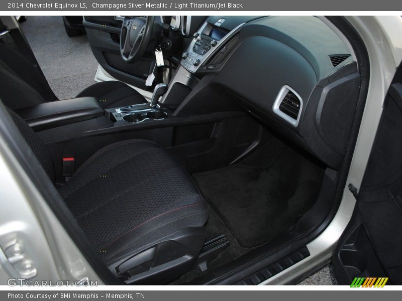 Champagne Silver Metallic / Light Titanium/Jet Black 2014 Chevrolet Equinox LS