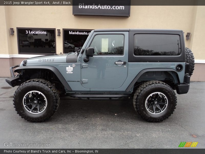 Anvil / Black 2015 Jeep Wrangler Sport 4x4