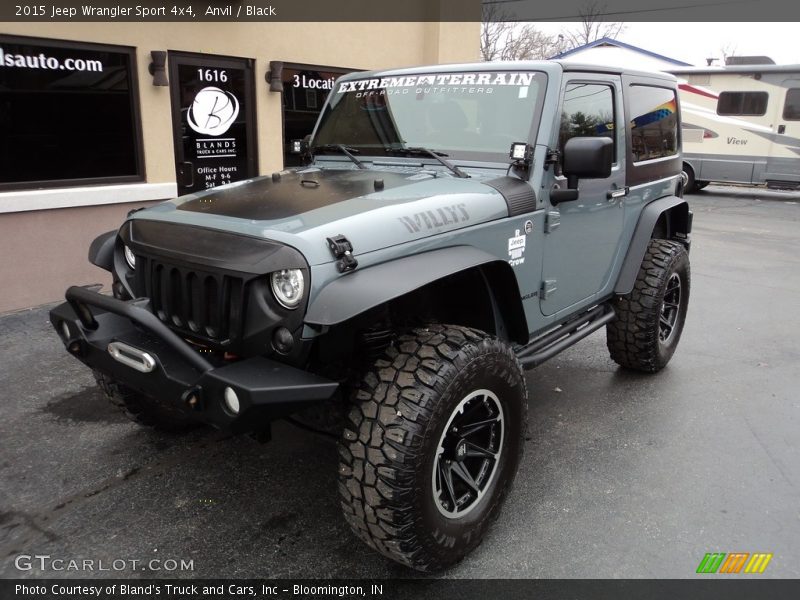 Anvil / Black 2015 Jeep Wrangler Sport 4x4