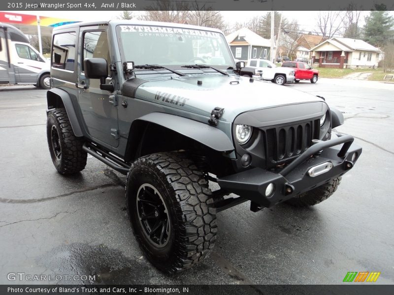 Anvil / Black 2015 Jeep Wrangler Sport 4x4