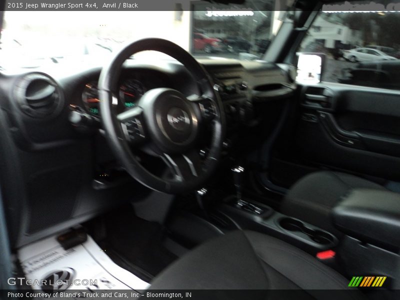 Anvil / Black 2015 Jeep Wrangler Sport 4x4