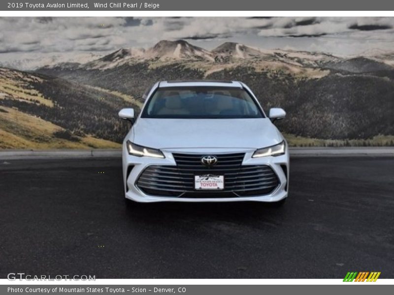 Wind Chill Pearl / Beige 2019 Toyota Avalon Limited