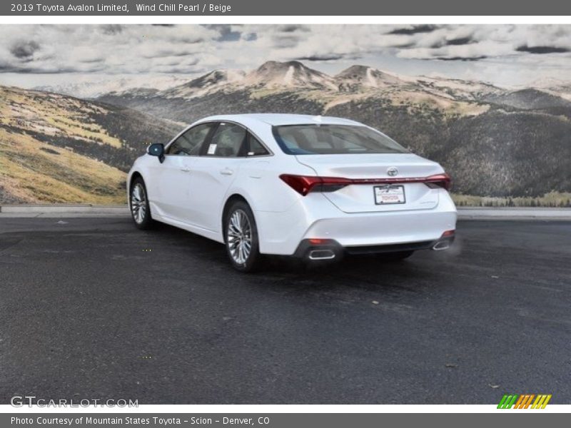 Wind Chill Pearl / Beige 2019 Toyota Avalon Limited