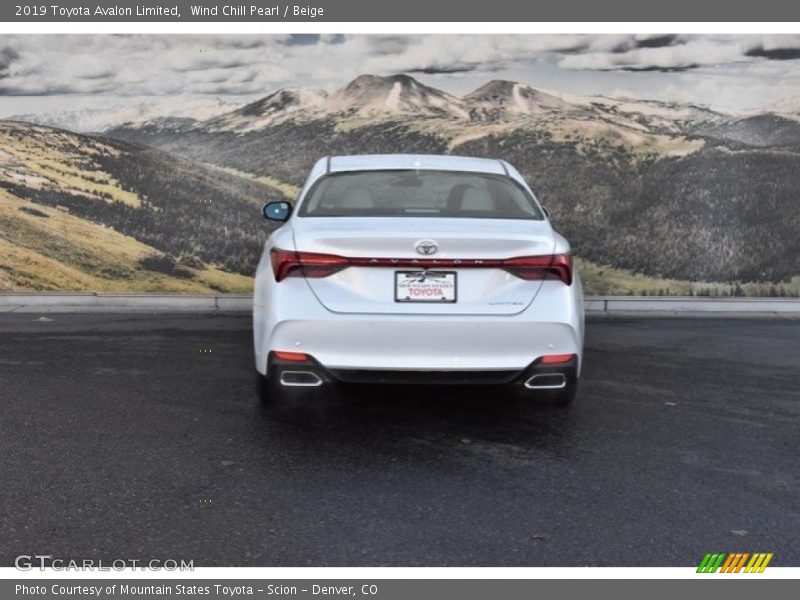 Wind Chill Pearl / Beige 2019 Toyota Avalon Limited