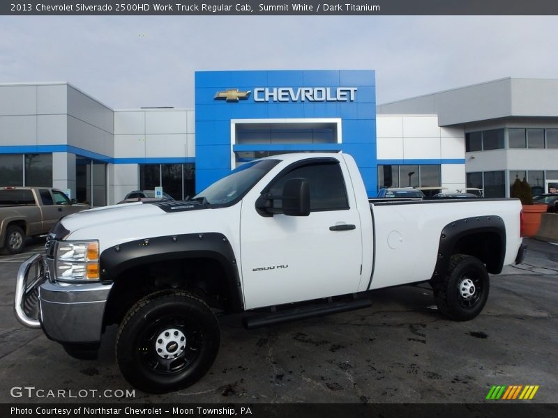 Summit White / Dark Titanium 2013 Chevrolet Silverado 2500HD Work Truck Regular Cab