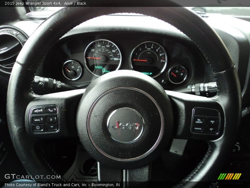 Anvil / Black 2015 Jeep Wrangler Sport 4x4