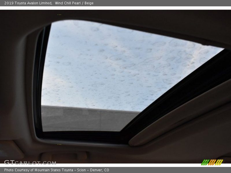 Wind Chill Pearl / Beige 2019 Toyota Avalon Limited