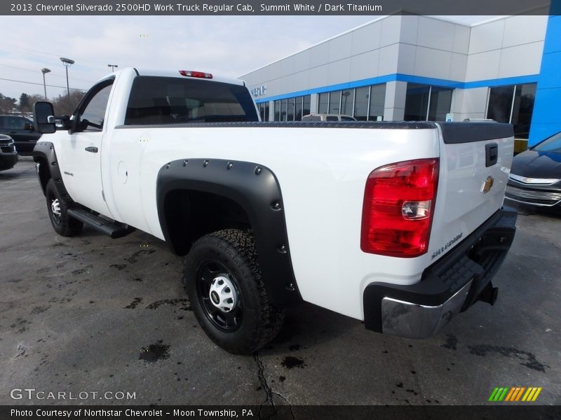 Summit White / Dark Titanium 2013 Chevrolet Silverado 2500HD Work Truck Regular Cab