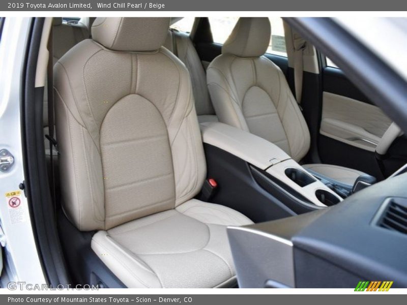 Wind Chill Pearl / Beige 2019 Toyota Avalon Limited