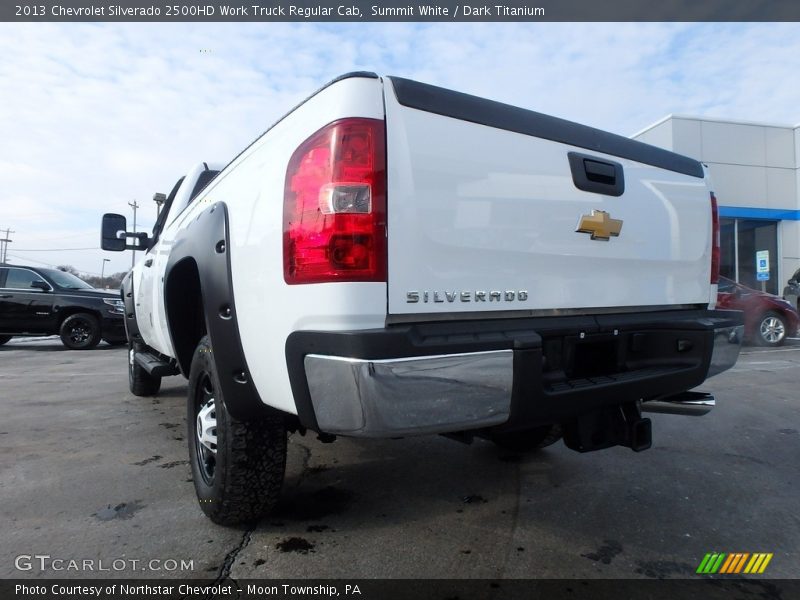 Summit White / Dark Titanium 2013 Chevrolet Silverado 2500HD Work Truck Regular Cab