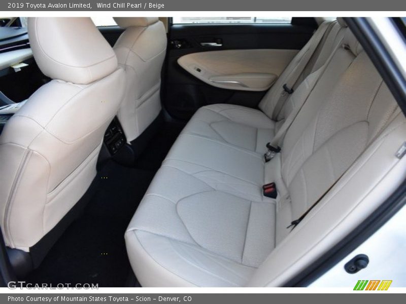 Wind Chill Pearl / Beige 2019 Toyota Avalon Limited