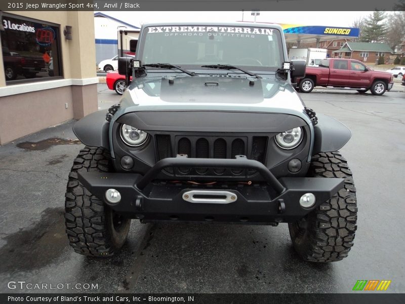 Anvil / Black 2015 Jeep Wrangler Sport 4x4