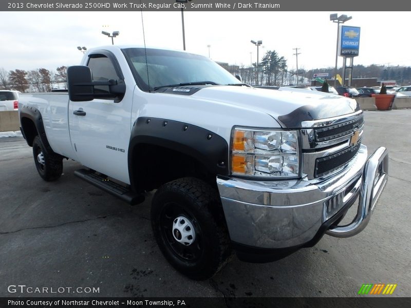 Summit White / Dark Titanium 2013 Chevrolet Silverado 2500HD Work Truck Regular Cab