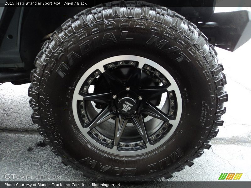 Anvil / Black 2015 Jeep Wrangler Sport 4x4