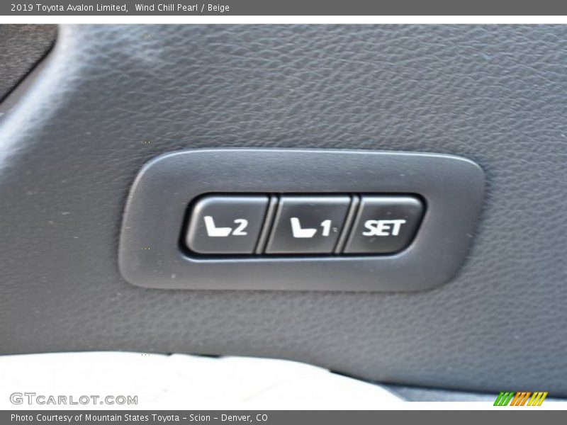 Wind Chill Pearl / Beige 2019 Toyota Avalon Limited