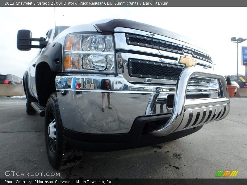 Summit White / Dark Titanium 2013 Chevrolet Silverado 2500HD Work Truck Regular Cab