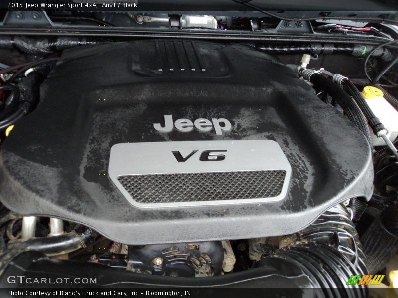 Anvil / Black 2015 Jeep Wrangler Sport 4x4