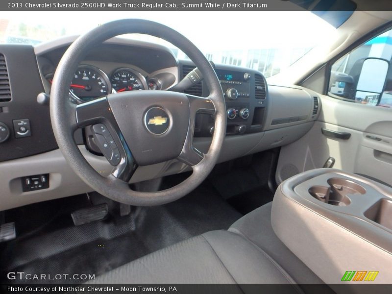 Summit White / Dark Titanium 2013 Chevrolet Silverado 2500HD Work Truck Regular Cab