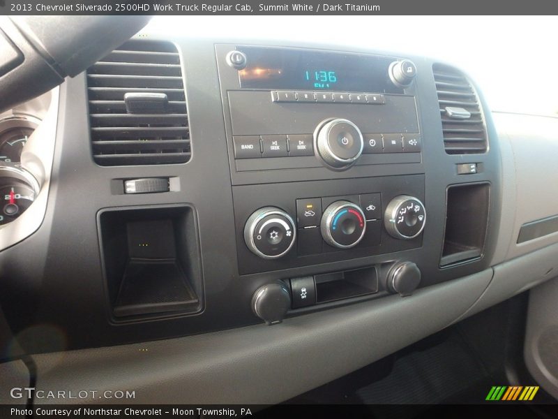 Summit White / Dark Titanium 2013 Chevrolet Silverado 2500HD Work Truck Regular Cab