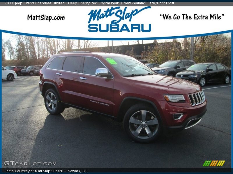 Deep Cherry Red Crystal Pearl / New Zealand Black/Light Frost 2014 Jeep Grand Cherokee Limited