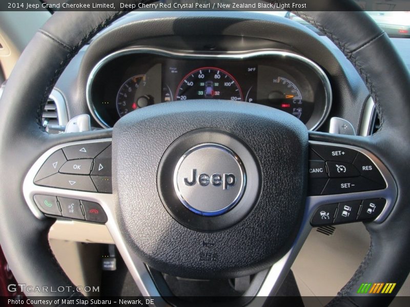 Deep Cherry Red Crystal Pearl / New Zealand Black/Light Frost 2014 Jeep Grand Cherokee Limited