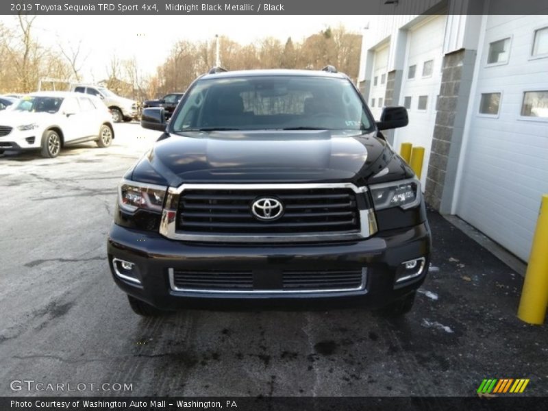 Midnight Black Metallic / Black 2019 Toyota Sequoia TRD Sport 4x4