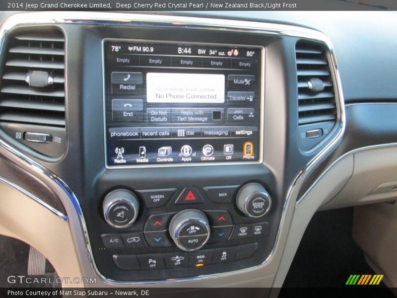 Deep Cherry Red Crystal Pearl / New Zealand Black/Light Frost 2014 Jeep Grand Cherokee Limited