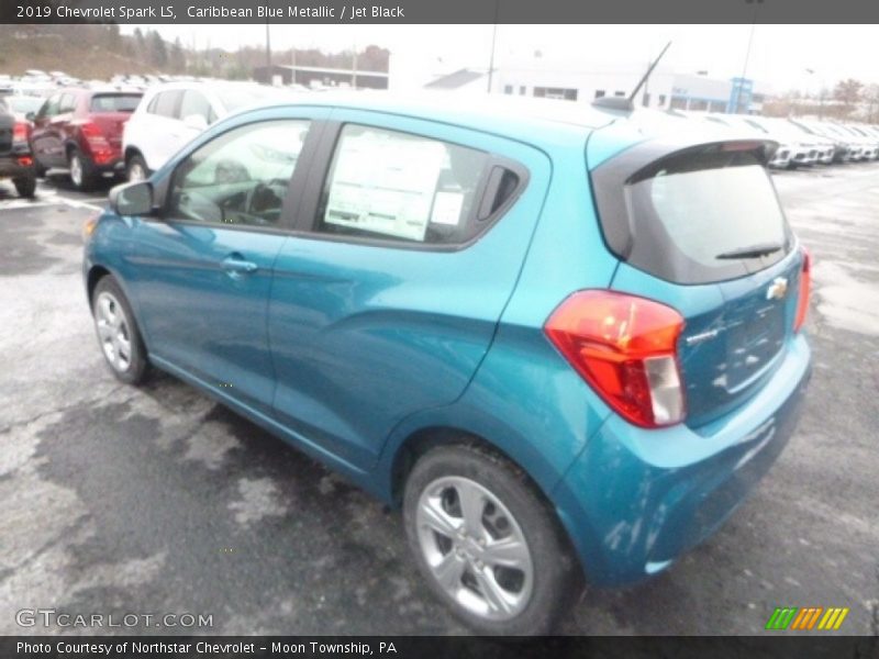 Caribbean Blue Metallic / Jet Black 2019 Chevrolet Spark LS
