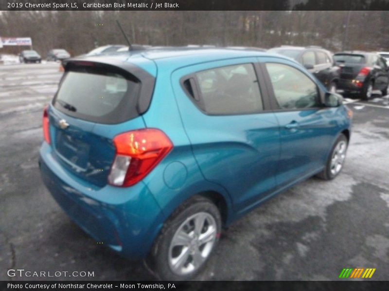 Caribbean Blue Metallic / Jet Black 2019 Chevrolet Spark LS