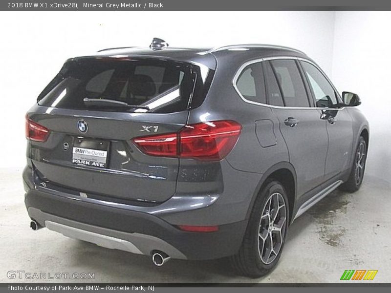 Mineral Grey Metallic / Black 2018 BMW X1 xDrive28i
