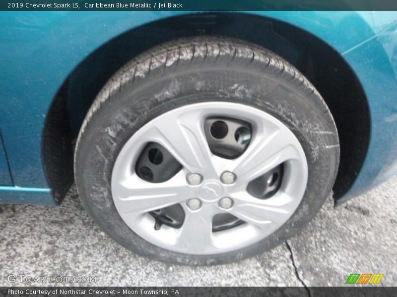 Caribbean Blue Metallic / Jet Black 2019 Chevrolet Spark LS