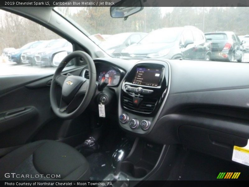 Caribbean Blue Metallic / Jet Black 2019 Chevrolet Spark LS