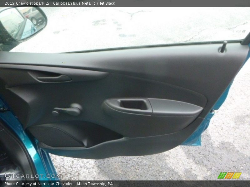 Caribbean Blue Metallic / Jet Black 2019 Chevrolet Spark LS
