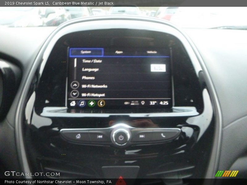 Caribbean Blue Metallic / Jet Black 2019 Chevrolet Spark LS