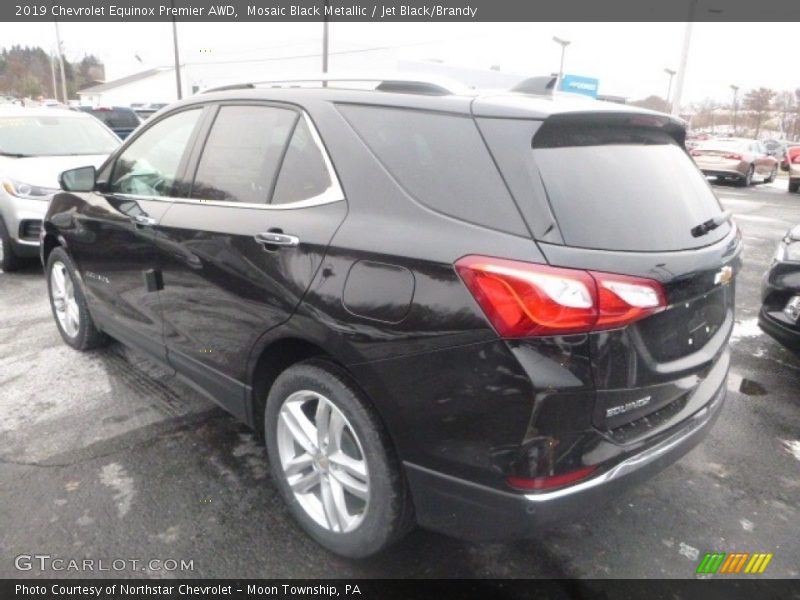 Mosaic Black Metallic / Jet Black/Brandy 2019 Chevrolet Equinox Premier AWD