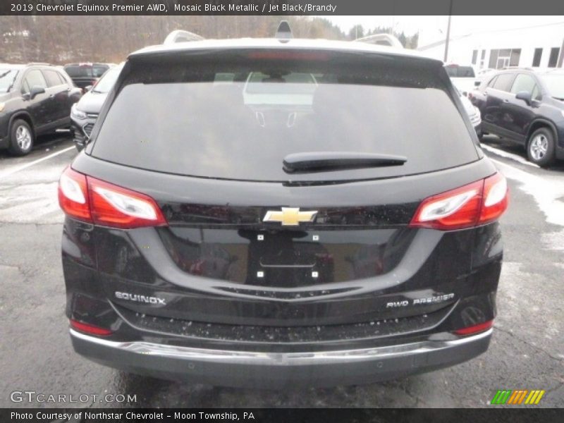 Mosaic Black Metallic / Jet Black/Brandy 2019 Chevrolet Equinox Premier AWD