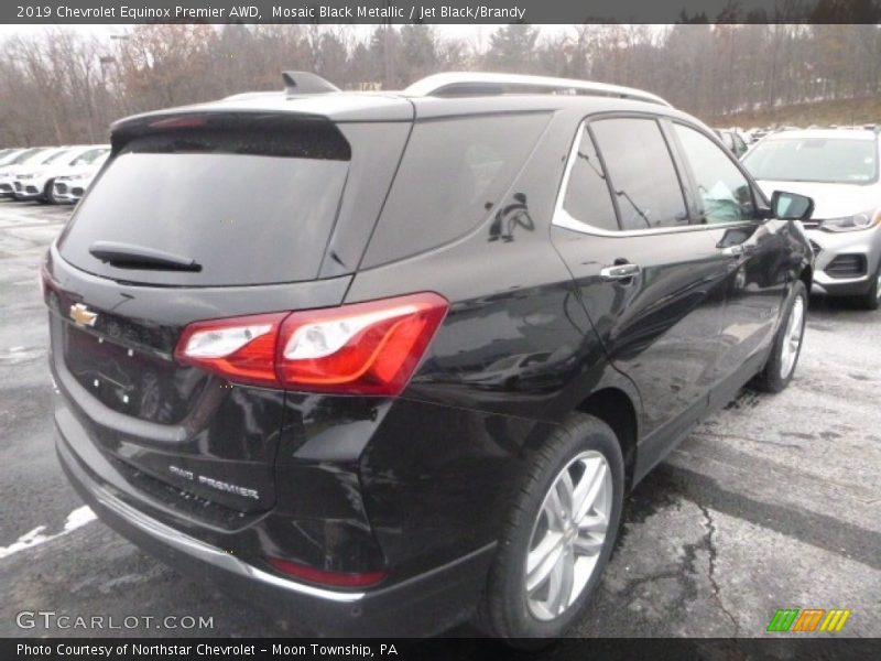 Mosaic Black Metallic / Jet Black/Brandy 2019 Chevrolet Equinox Premier AWD