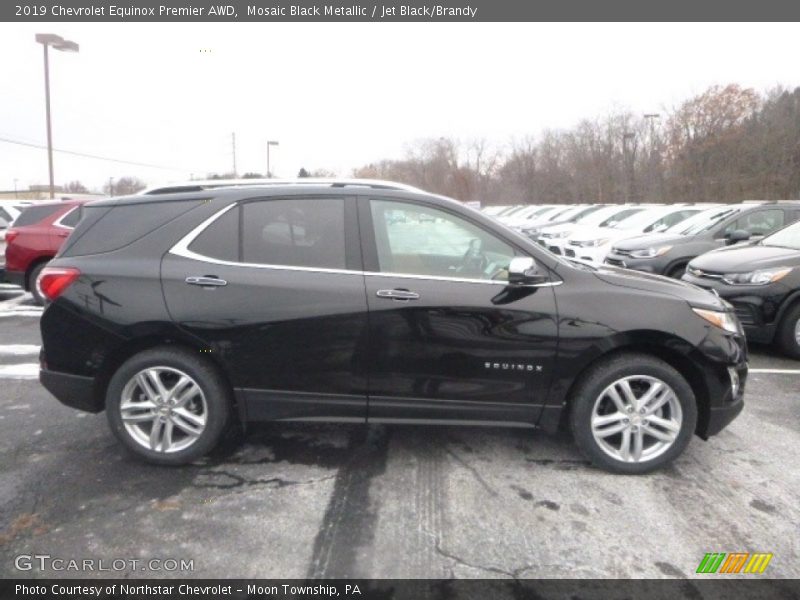 Mosaic Black Metallic / Jet Black/Brandy 2019 Chevrolet Equinox Premier AWD