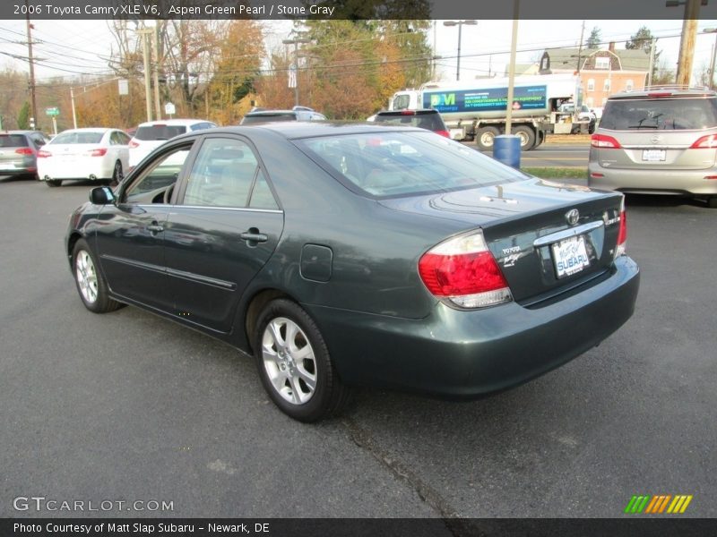 Aspen Green Pearl / Stone Gray 2006 Toyota Camry XLE V6