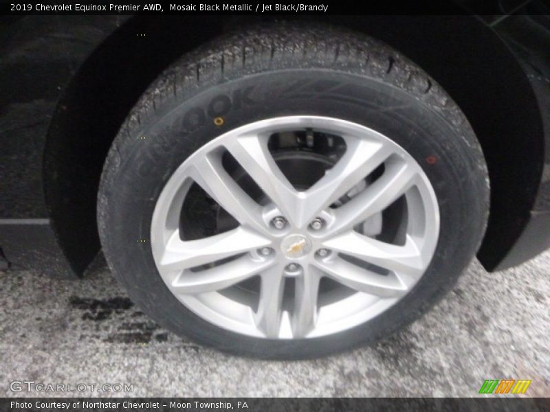 Mosaic Black Metallic / Jet Black/Brandy 2019 Chevrolet Equinox Premier AWD
