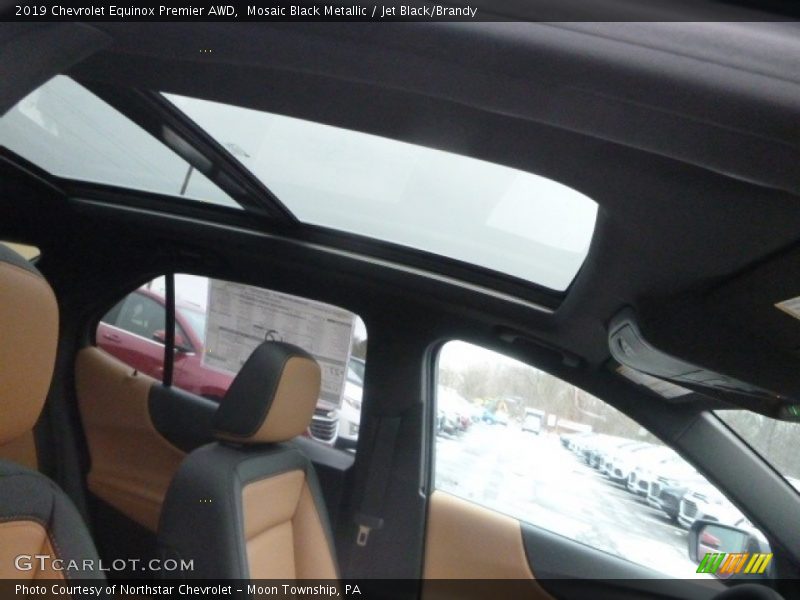 Mosaic Black Metallic / Jet Black/Brandy 2019 Chevrolet Equinox Premier AWD